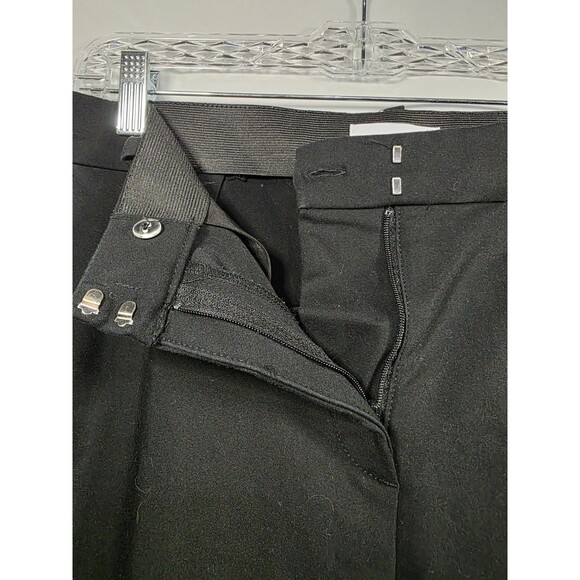 H&M Black Zipped Dress Pants Polyester Womens 14 Chic and Classy - Picture 3 of 4